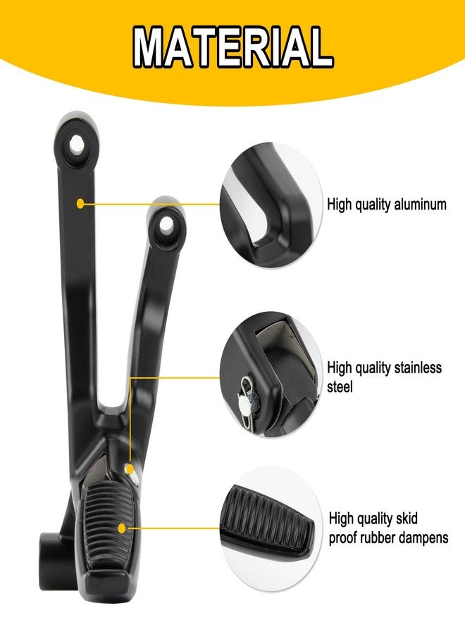 psler For Nightster 975 RH975 Passenger Pegs - PSLER Motorcycle Foot Peg Rear Pedals Footrest Mount W/Mounting Bracket Foldable for Nightster975 rh975 2021-2025 and for Special RH975S 2023-2025 - Image 3